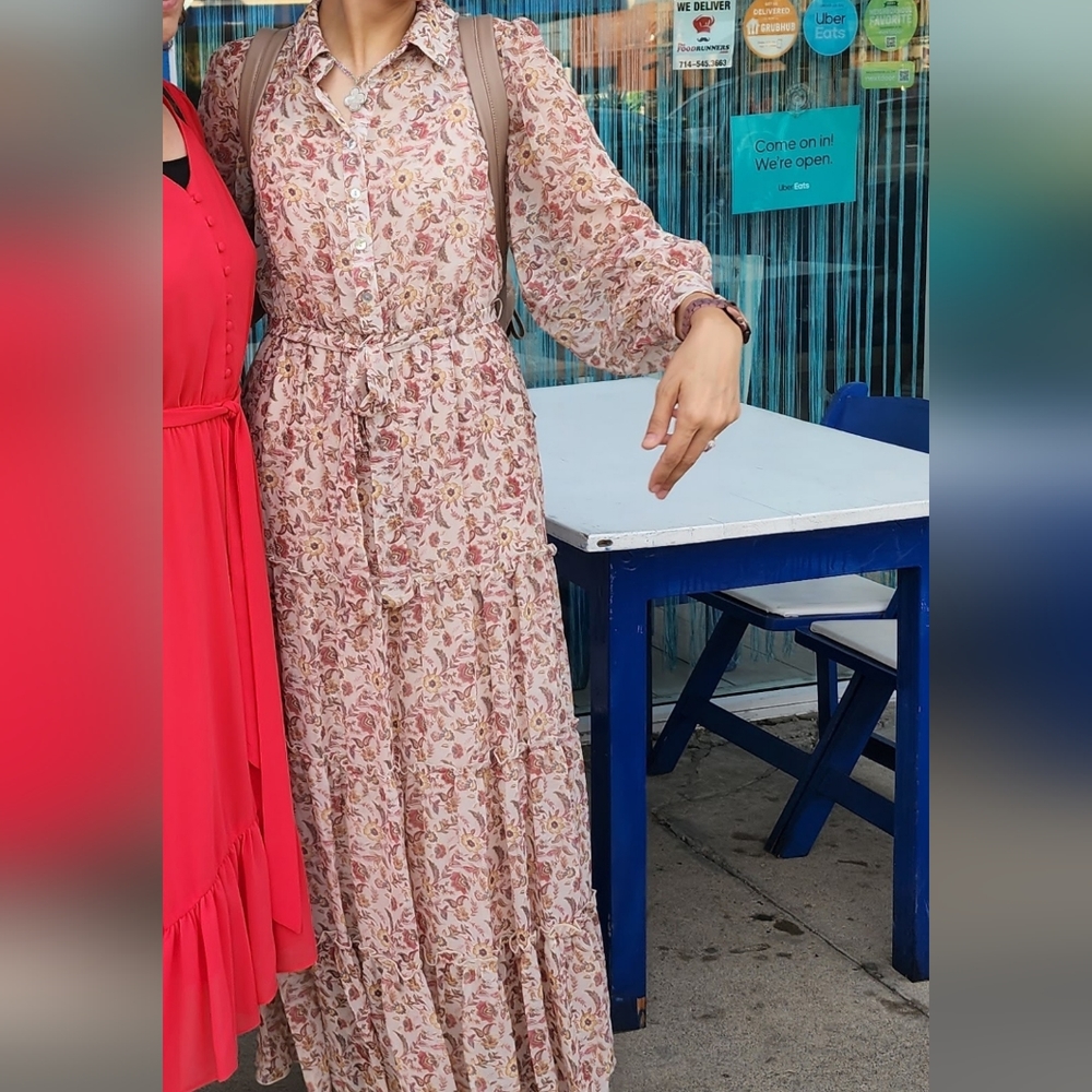 Long sleeve maxi dress - Picture 1 of 3